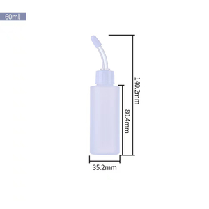 Bouteille à presser en plastique pour nettoyage des oreilles et des yeux des chiens et des chats